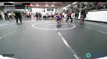 40-46 lbs Rr Rnd 1 - Hunter Prose, Jay Wrestling Club vs Daxleigh Cole, Vian Wrestling Club
