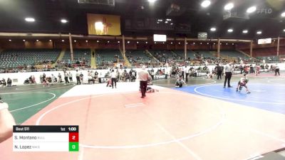 61 lbs Rr Rnd 3 - Shawn Montano, Bulldogs Jr Wrestling vs Noah Lopez, NM Gold