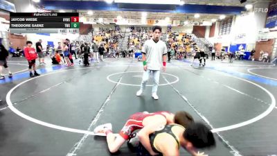 83-89 lbs Round 1 - Jaycob Wiese, Hemet Youth Wrestling Club vs Theodore Saenz, Threshold Wrestling Club