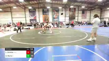 195 lbs Rr Rnd 1 - Landon Christie, Micky's Maniacs Yellow vs Auggie Warke, Steller Trained Embo