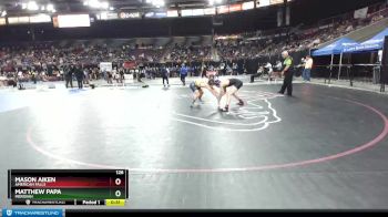 126 lbs Cons. Round 7 - Mason Aiken, American Falls vs Matthew Papa, Meridian