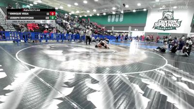 132 lbs 3rd Place Match - Joseph Whitford, Santiago Corona vs Enrique Vega, Canyon Springs