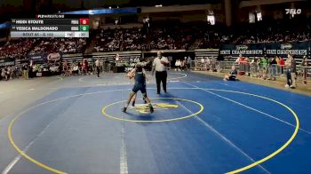 G 100 lbs Cons. Round 1 - Yesica Maldonado, Kenner Discovery Health Science Girls vs Heidi Stoute, Parkway Girls