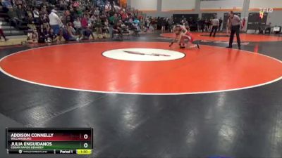 JV-8 lbs Round 4 - Addison Connelly, Williamsburg vs Julia Enguidanos, Cedar Rapids Kennedy