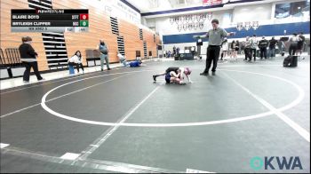 40-43 lbs Rr Rnd 5 - Blaire Boyd, Standfast vs Bryleigh Clipper, Norman Grappling Club