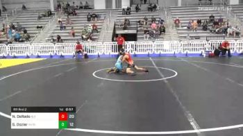 80 lbs Prelims - Nico DeRado, Roman Legion Wrestling Elem vs Gabriel Dozier, Ohio Titan Grey