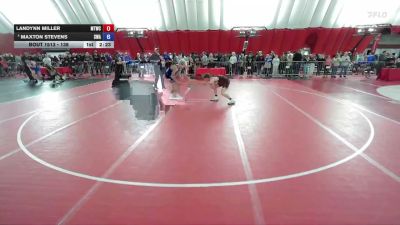 138 lbs Champ. Round 1 - Landynn Miller, Mauston Talons Wrestling Club vs Maxton Stevens, Sarbacker Wrestling Academy