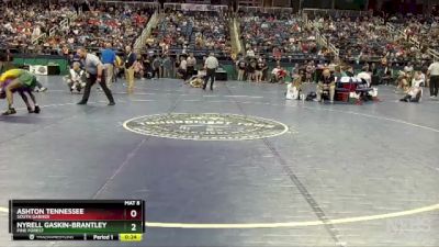 4A 126 lbs Cons. Round 1 - Ashton Tennessee, South Garner vs Nyrell Gaskin-Brantley, Pine Forest