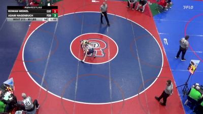 89 lbs Round Of 32 - Rowan Weikel, Central Mountain vs Adam Hagenbuch, Pennridge