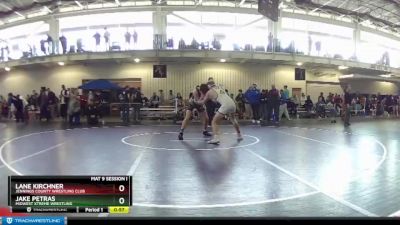 138 lbs Cons. Round 4 - Lane Kirchner, Jennings County Wrestling Club vs Jake Petras, Midwest Xtreme Wrestling