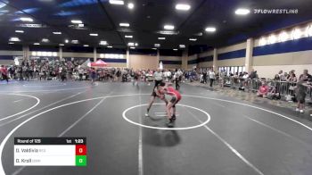 120 lbs Round Of 128 - Danny Valdivia, Red Mountain WC vs Daniel Kroll, Dominator Wrestling