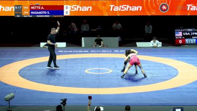 59 kg Semifinal - Abby Nette, USA vs Sena Nagamoto, JPN