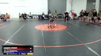 77 lbs 2nd Place Match (8 Team) - Xander Webber, Ohio Red vs Rylan Sandoval, Oklahoma Red