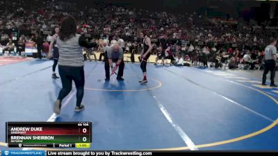 4A 106 lbs Cons. Round 2 - Andrew Duke, Sandpoint vs Brennan Sheirbon, Skyview