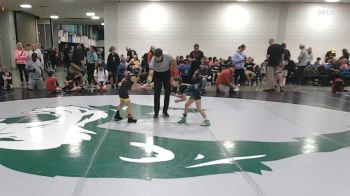 50 lbs Quarterfinal - Jonah Burkett, PA vs Clara Corey, SC