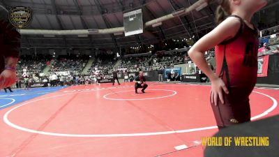 47 lbs Consi Of 8 #2 - Aryanna Bean, Viking Wrestling Club vs Charly Beard, Kansas Young Guns