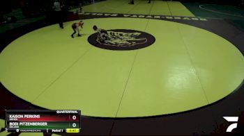 45 lbs Quarterfinal - Kaison Perkins, NRHEG vs Bodi Pitzenberger, Delano