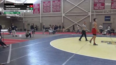 157 lbs Cons. Semi - Jacob Woodburn, Coast Guard vs Zach Soda, New England College