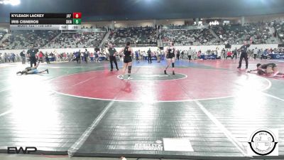 128 lbs Consi Of 16 #1 - Sophia Sosa, Westmoore Wresting vs Kylee Wheat, Sallisaw Girls Takedown Club