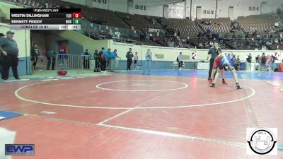 110 lbs Consi Of 16 #1 - Westin Dillingham, Elgin Wrestling vs Bennett Priddy, Bridge Creek Wrestling