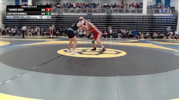 175 lbs Champ. Round 1 - Levi McConnell, Ayersville vs Kaden Bish, Mohawk