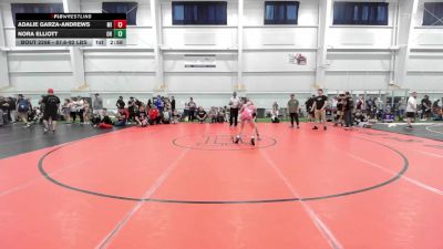 87.6-92 lbs Round Robin 2 - Adalie Garza-Andrews, MI vs Nora Elliott, OH