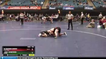 165 lbs Cons. Round 2 - Joey Hancock, Baker vs 8 Taygen Smith, Hastings