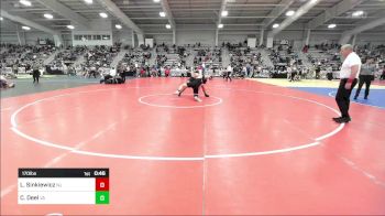 170 lbs Consi Of 32 #1 - Lucas Sinkiewicz, NJ vs Carson Deel, VA