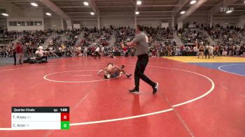 126 lbs Quarterfinal - Tate Hisey, OH vs Caio Aron, TX