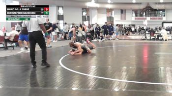 149 lbs Consi Of 16 #2 - Mario De La Torre, Southeastern vs Christopher Bacchioni, Virginia Tech