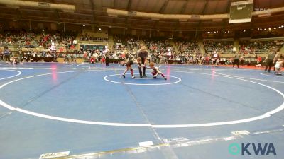 52 lbs Round Of 16 - Jaxson Wright, Bartlesville Wrestling Club vs Kyzer Welch, Heat