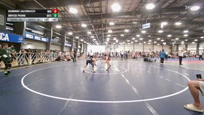 119 lbs Quarterfinal - Dominic Jacobucci, Ohio United - MS vs Bryce Fiore, Team Gotcha - MS