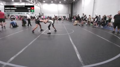 113 lbs Round 5 (6 Team) - James Lemmis, South Side WC Blue vs Tietjen Abel, Wayne Danger