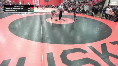 138 lbs Champ. Round 3 - Adante Washington, JOLIET (CATHOLIC Academy) vs Drew Fifield, Palatine (FREMD)