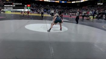 144 lbs Cons. Round 1 - Draken Miller, Meridian vs Rio Segura, Churchill County