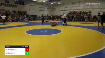 116 lbs Round Of 32 - Dom Mendez, Righetti vs Alex Morales, South Torrance