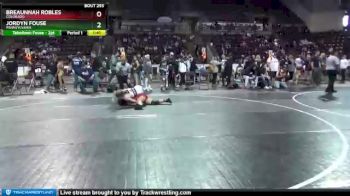 132 lbs Cons. Round 4 - Jordyn Fouse, Pennsylvania vs Breaunnah Robles, Colorado