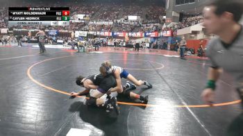 A - 118 lbs Cons. Round 2 - Wyatt Moldenhaur, Polson vs Caylen Hedrick, Fergus (Lewistown)