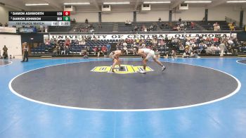 184 lbs 1st Place Match - Damon Ashworth, Central Missouri vs Darion Johnson, McKendree