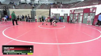 106 lbs Cons. Round 4 - Kolten Land, Maurer Coughlin Wrestling Club vs Truitt Wolf, Pendleton