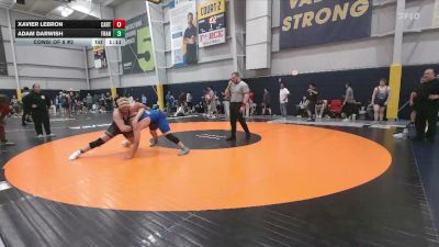 220 lbs Consi Of 8 #2 - Xavier Lebron, Carteret vs Adam Darwish, Franklin Lakes