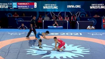 61 kg Final 3-5 - Tuvshintulga Tumenbileg, Mongolia vs Toshihiro Hasegawa, Japan
