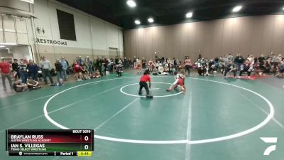 74-75 lbs Round 1 - Ian S. Villegas, Texas Select Wrestling vs Braylan Russ, Austin Wrestling Academy