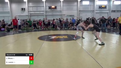 102-S Mats 1-5 3:00pm lbs Round Of 32 - Jackson Bloss, IN vs Kaine Lewis, OH