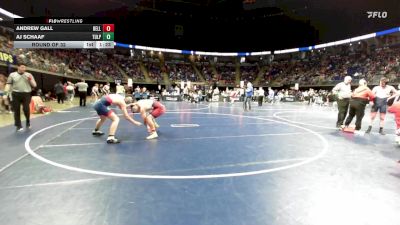 147 lbs Round Of 32 - Andrew Gall, Bellefonte vs AJ Schaaf, Tulpehocken