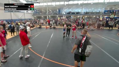 144 lbs Champ. Round 1 - Hunter Bales, Unattached vs Isaac Fandakly, Unattached