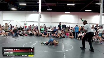 60 lbs Round 2 (4 Team) - Alexander Rotolo, Buxton Squeeze vs Gio Mazzio, Mat Warriors White