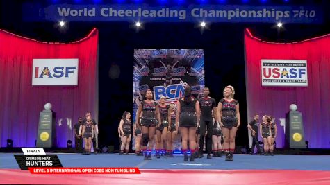 Crimson Heat - Hunters [2025 L6 International Open Coed Non Tumbling Finals] 2025 The Cheerleading Worlds