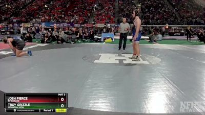 5A 220 lbs Champ. Round 1 - Troy Grizzle, Mountain View vs Josh Pierce, Timberline