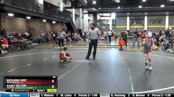 58 lbs Round 2 (4 Team) - Kasey Kilcoin, Hastings Wrestling Academy vs Kayleigh Vest, Missouri Black